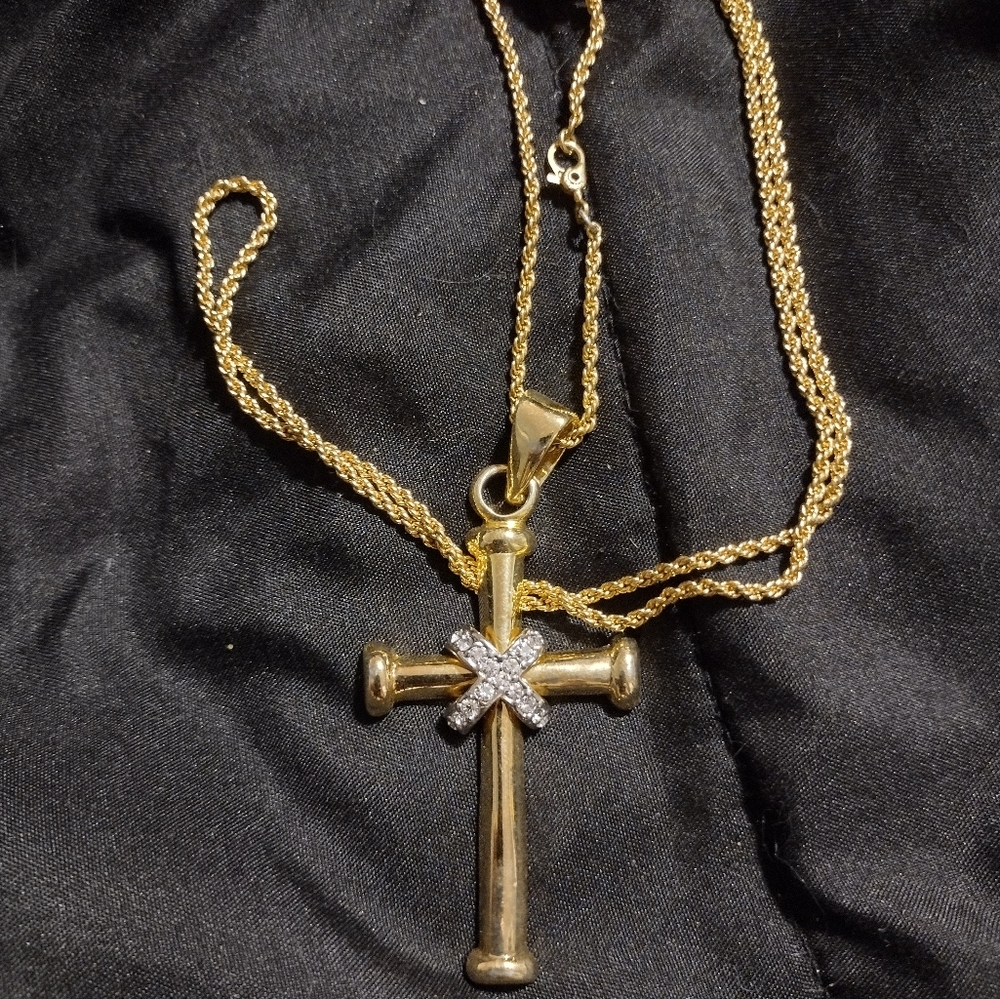 Gold Cross Necklace